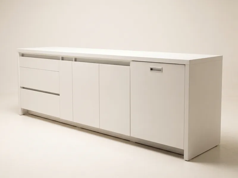 Mueble Bajo Blanco